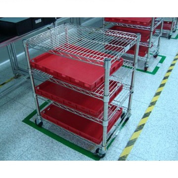 Ajustable NSF Hospital Drugstore Display Almacenamiento Bin Rack